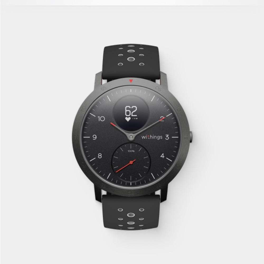 Whiting Steel HR Smart Watch w/ Charger